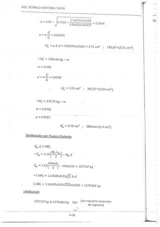 Concreto Armado I - Ronald Santana Tapia