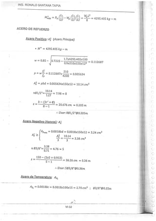 Concreto Armado I - Ronald Santana Tapia