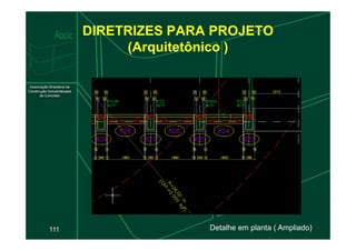 DIRETRIZES PARA PROJETO
(Arquitetônico )
111 Detalhe em planta ( Ampliado).
 