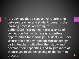 relationship between teacher and student
