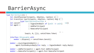 BarrierAsync	
  
 