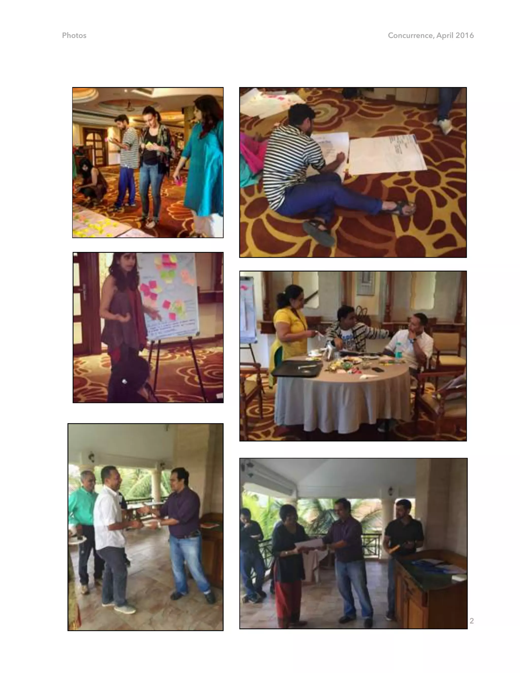 Photos Concurrence, April 2016
2
 