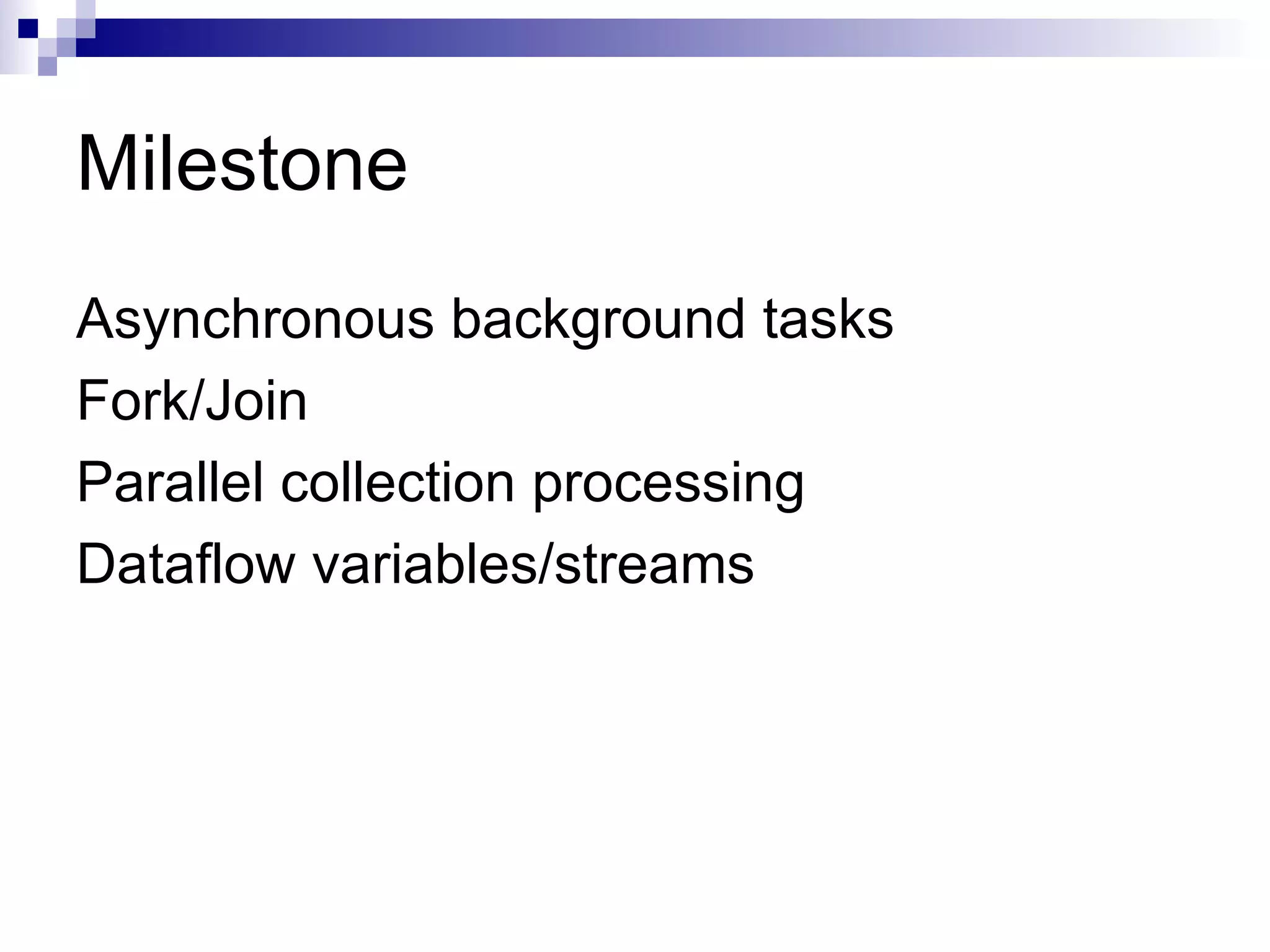 Fork/Join Thread Pool 