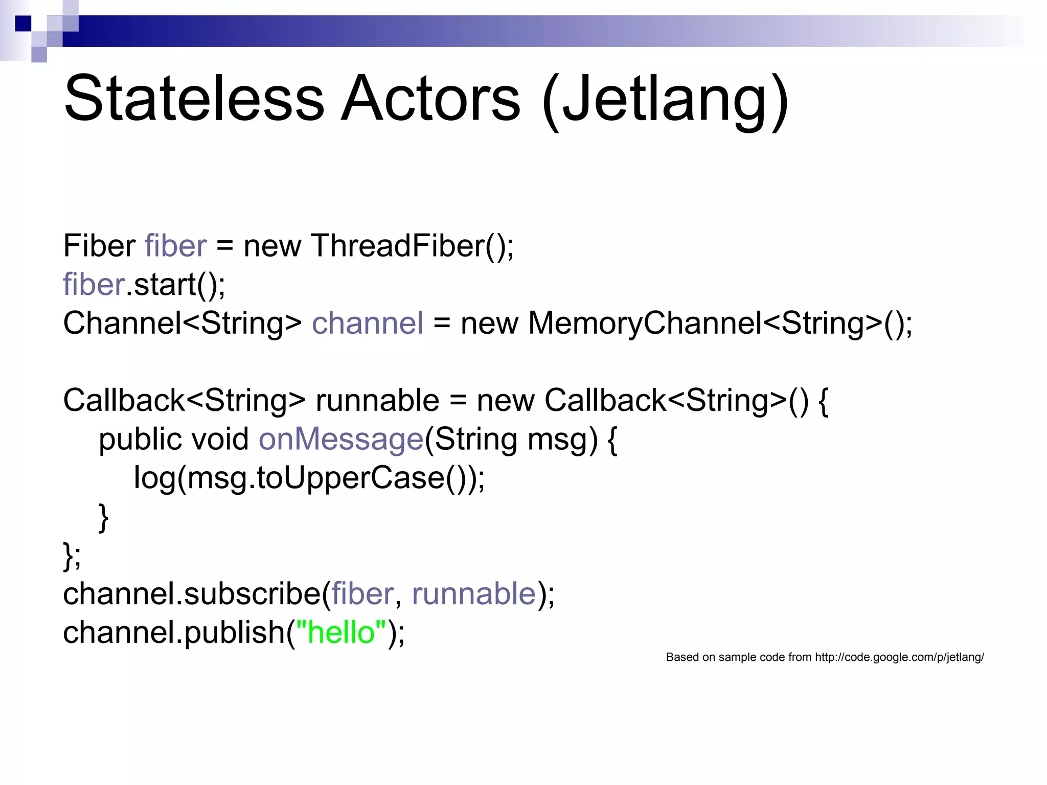 Dataflow Variables / Promises main task2 task3 x y z task1 
