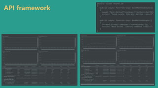 API framework
 