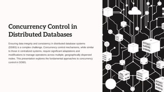 Advanced Concurrency Control Mechanisms in Distributed Database Systems ...