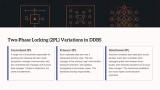 Advanced Concurrency Control Mechanisms in Distributed Database Systems ...