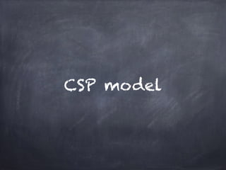 CSP model 
 