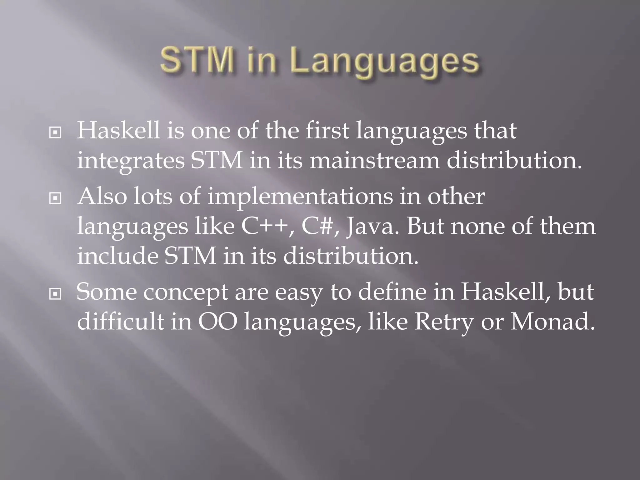 Concurrency in Programming Languages