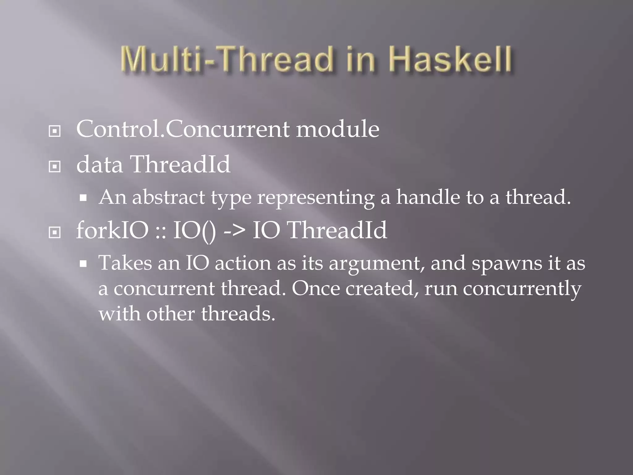 Concurrency in Programming Languages