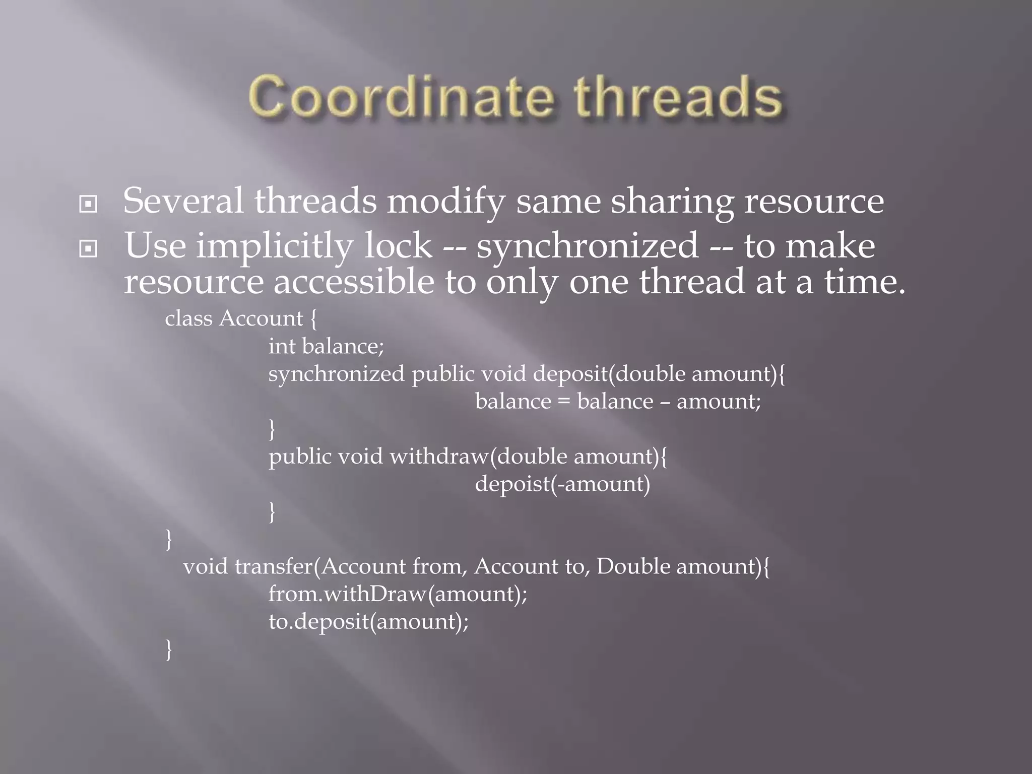 Concurrency in Programming Languages