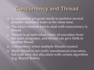 Concurrency in Programming Languages