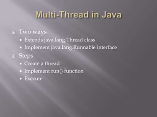 Concurrency in Programming Languages