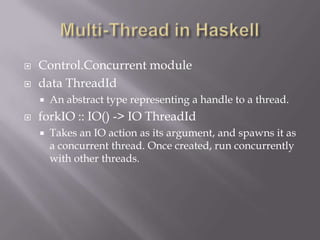 Concurrency in Programming Languages