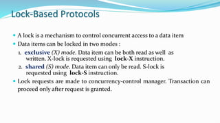 Database Management System - Concurrency Control | PDF
