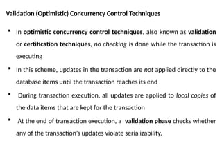 Concurrency Control in Databases.Database management systems | PPTX