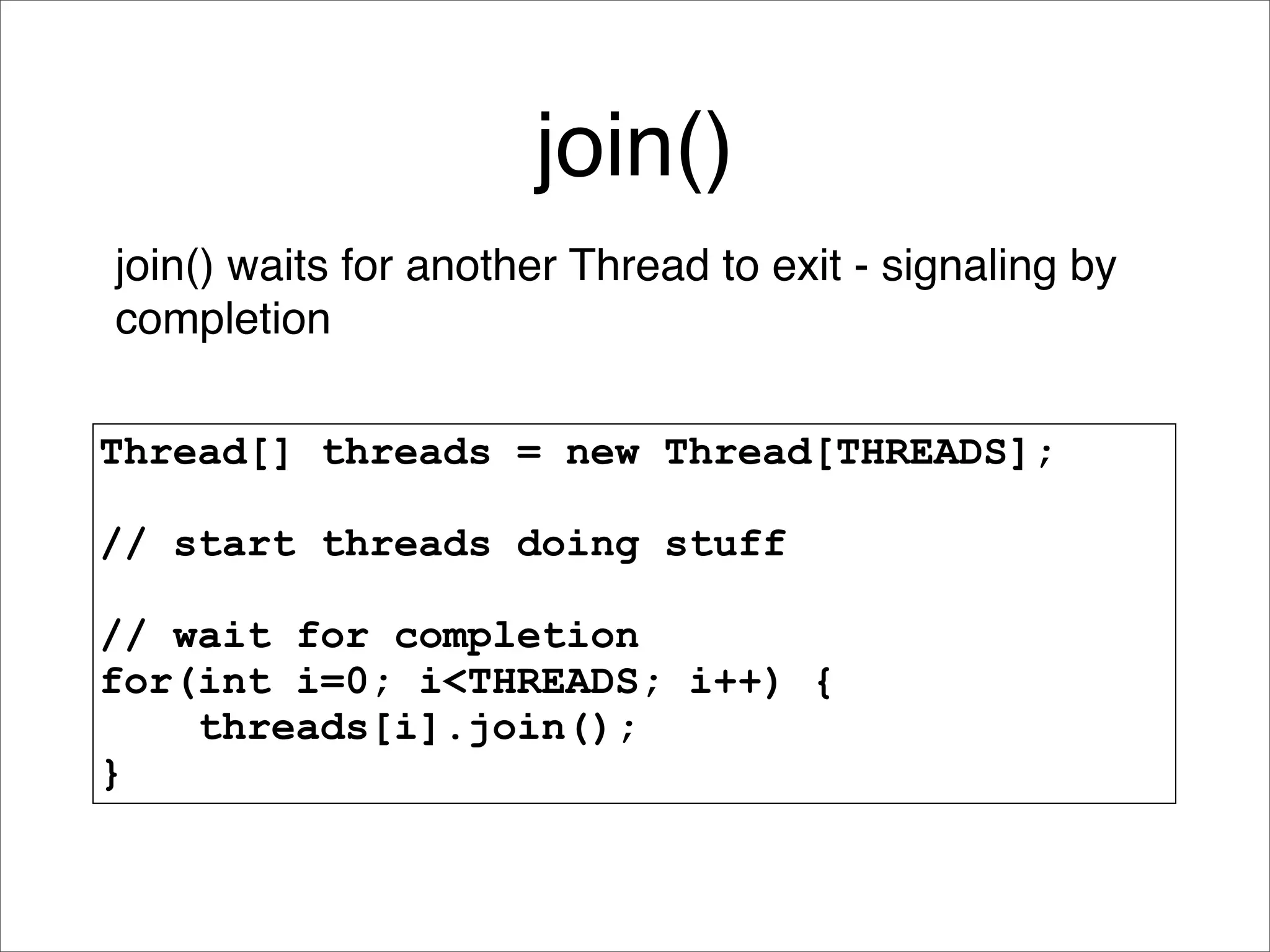 Java Concurrency Idioms