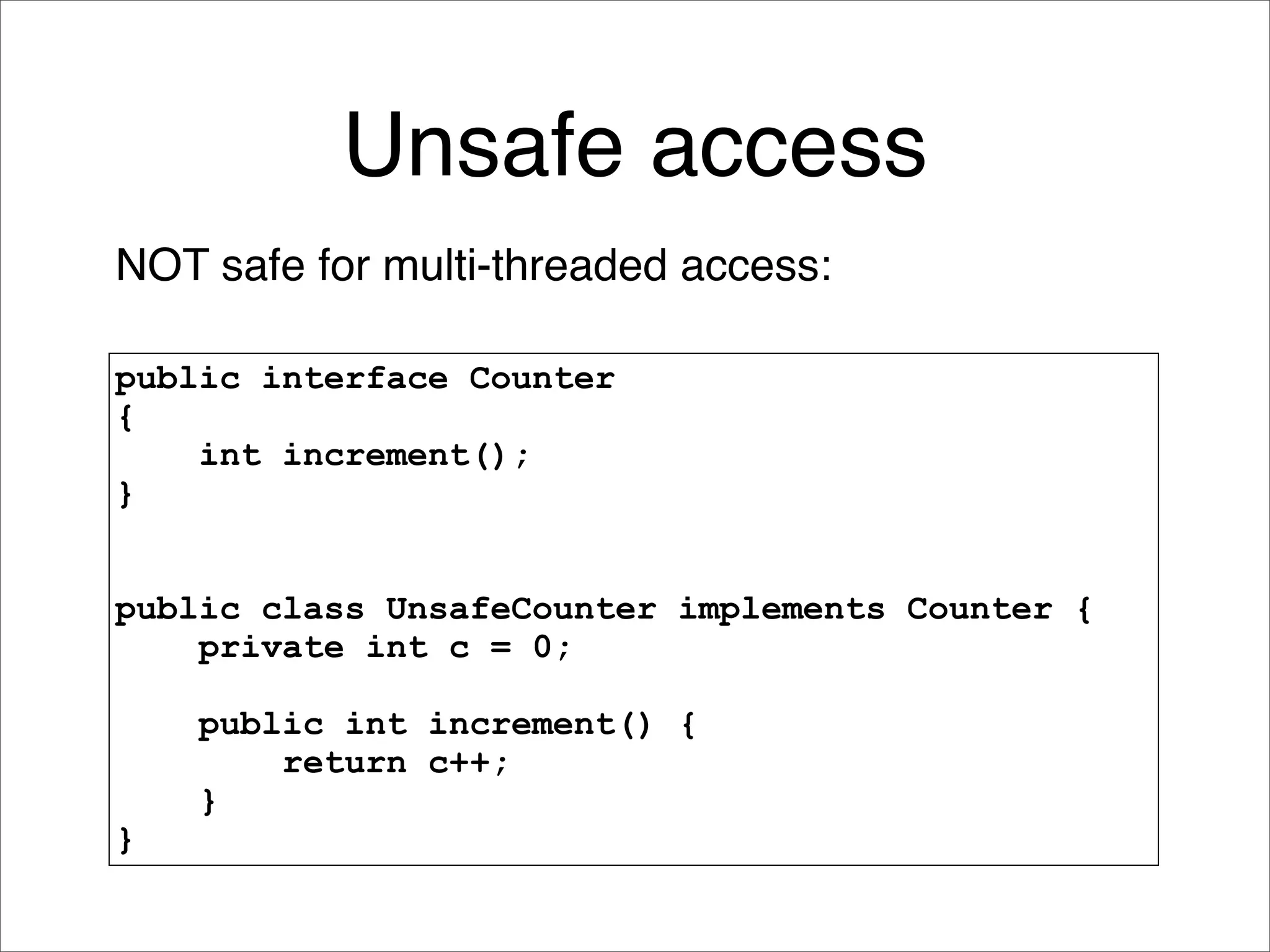 Java Concurrency Idioms