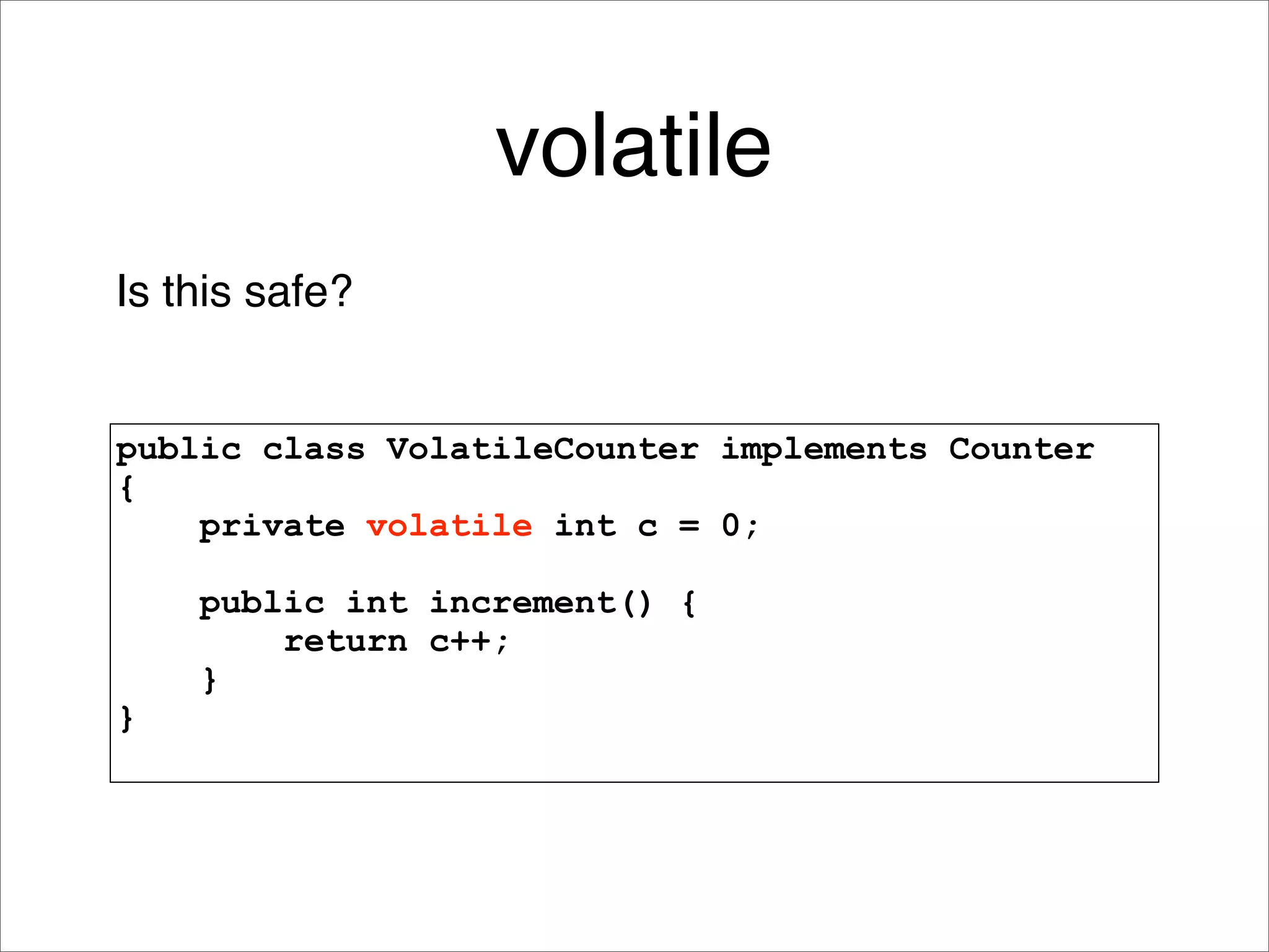 Java Concurrency Idioms
