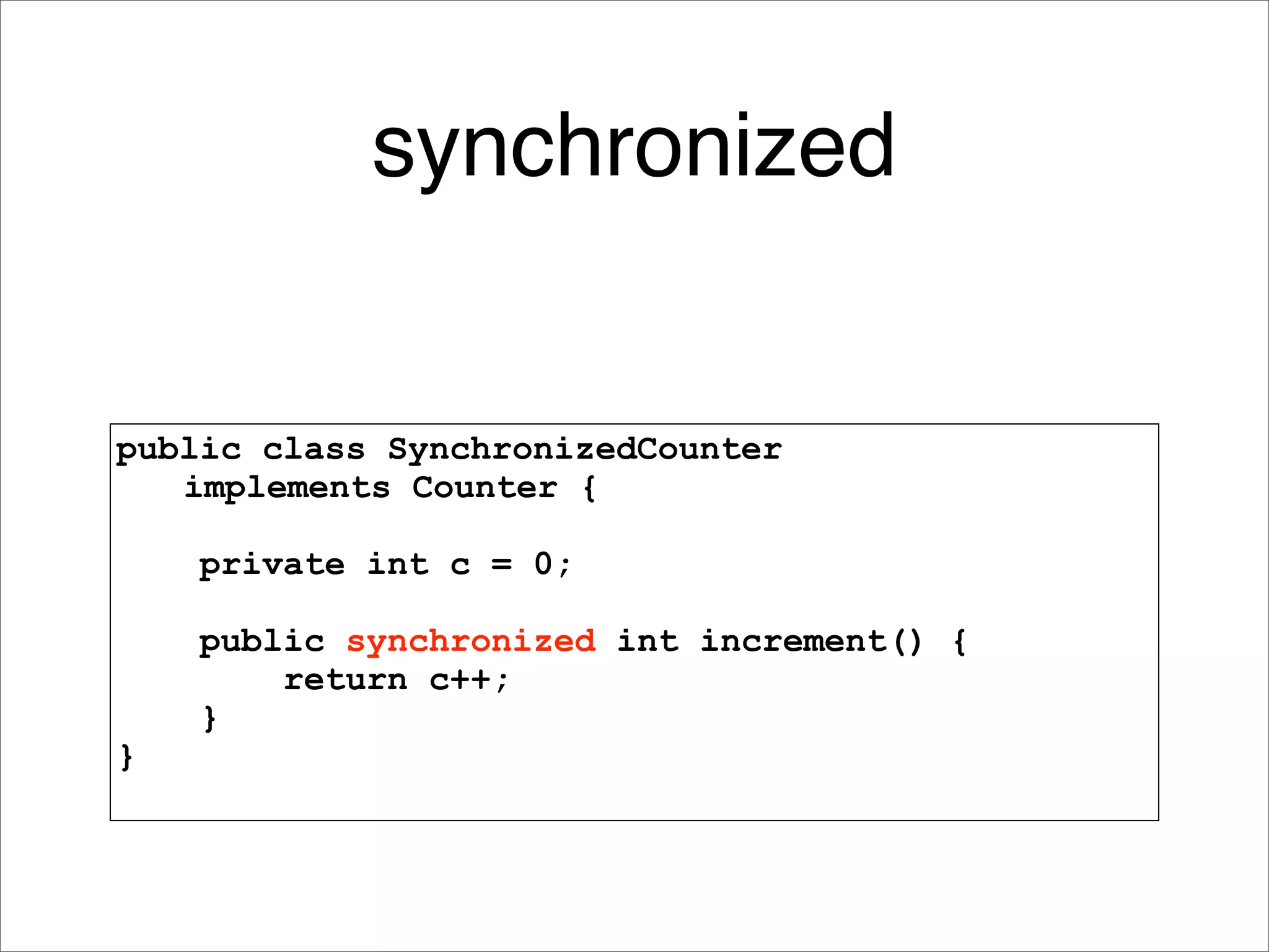 Java Concurrency Idioms