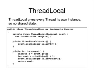 Java Concurrency Idioms