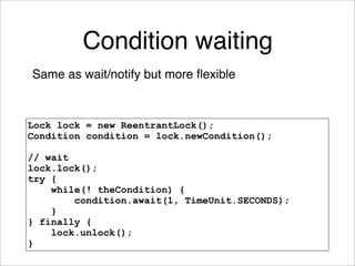 Java Concurrency Idioms