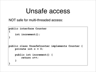 Java Concurrency Idioms