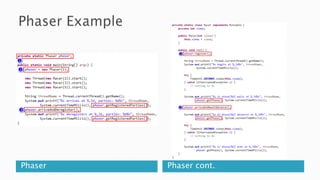Phaser Phaser cont.
 