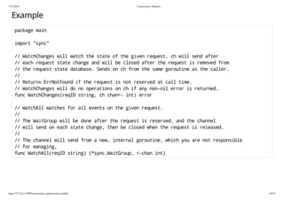 Concurrency patterns | PDF