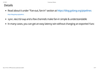 Concurrency patterns | PDF
