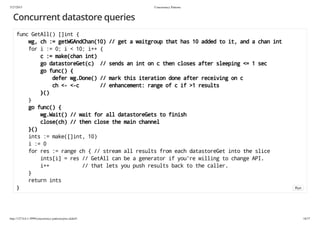 Concurrency patterns | PDF