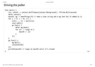 Concurrency patterns | PDF