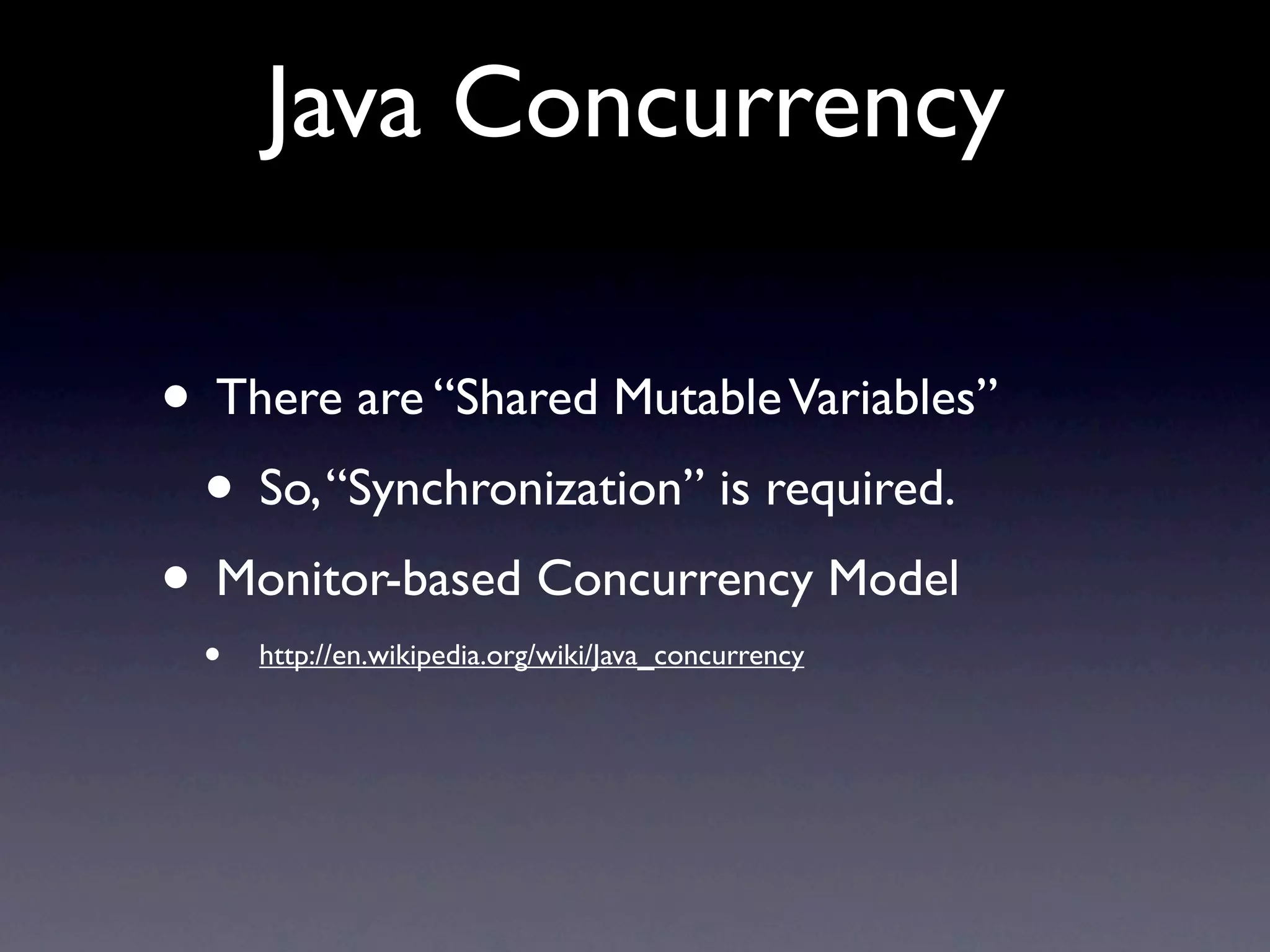 Concurrency programming | PPT