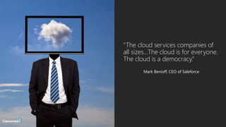 ALL RIGHTS RESERVED © 2016
“The cloud services companies of
all sizes…The cloud is for everyone.
The cloud is a democracy.”
Mark Benioff, CEO of Saleforce
 