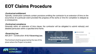 Concurrent Delay in Construction - NCMA 2024 | PDF