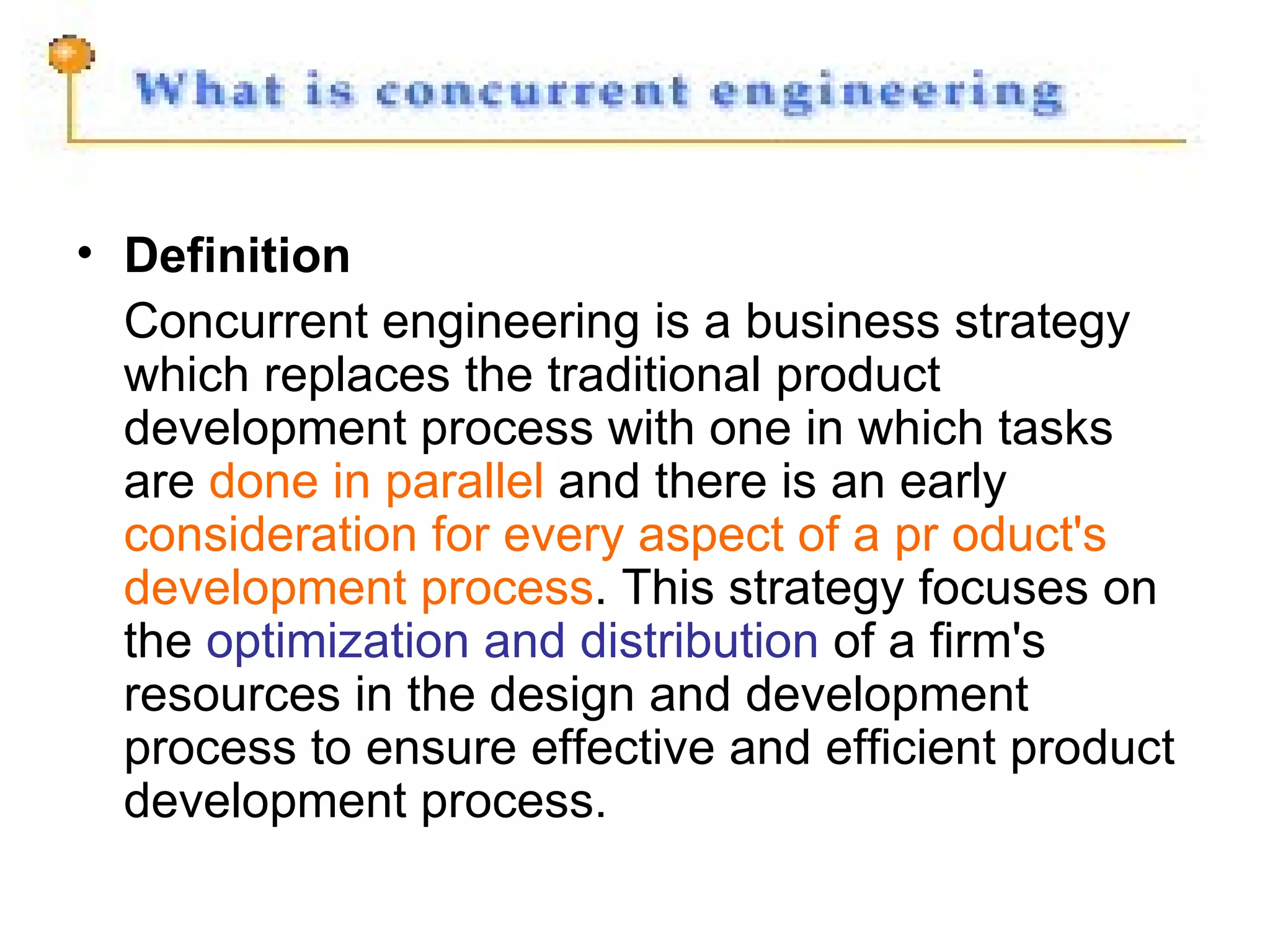Concurrent Engineering | PPT