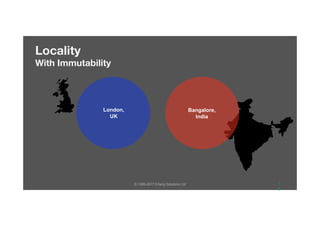 © 1999-2017 Erlang Solutions Ltd 1
6
Locality 
With Immutability
Bangalore,
India
London,
UK
 
