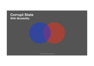 © 1999-2017 Erlang Solutions Ltd 8
Corrupt State 
With Mutability
 