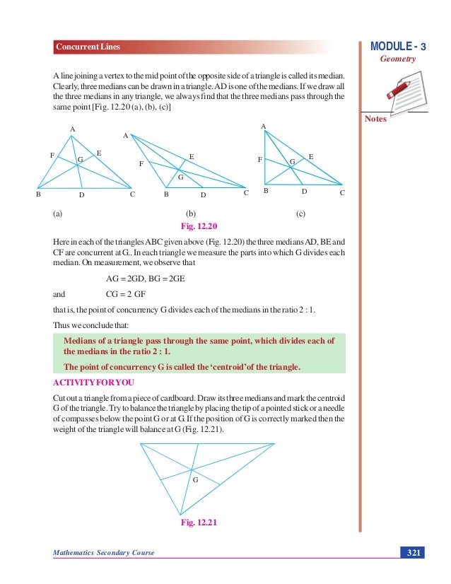 Concurrent lines GEOMETRY