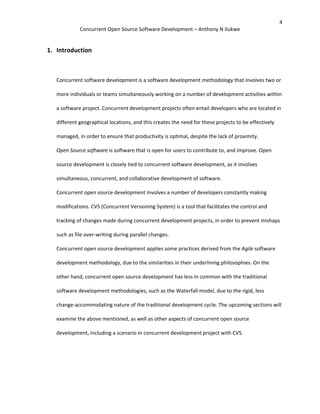 Concurrent Open Source Software Development | PDF