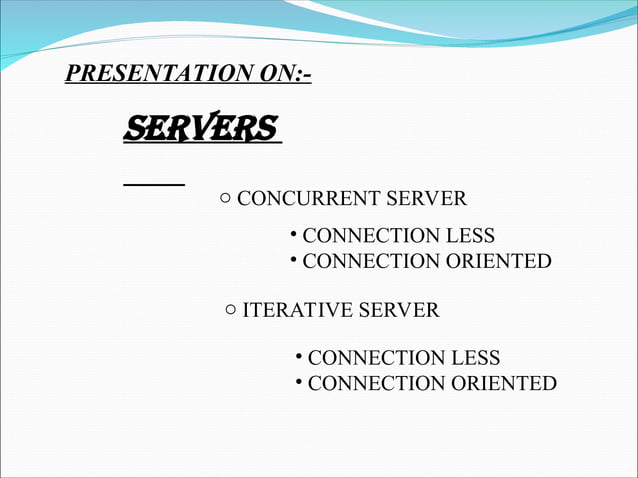 Concurrent Server and Iterative Server (1)-1.ppt