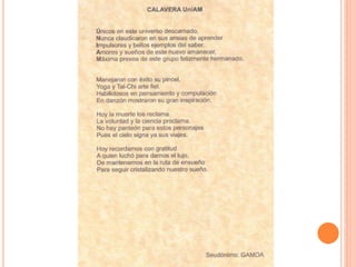 Concurso de calaveras 2010