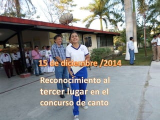 Concurso de canto 2 dic 2014