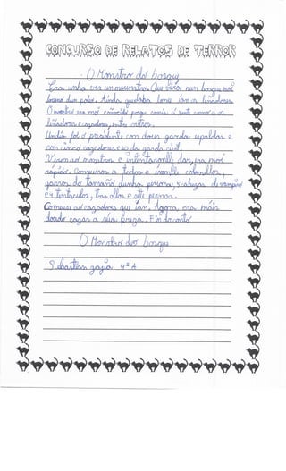 Concurso relatos de terror