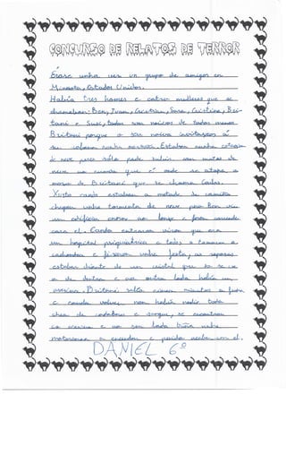 Concurso relatos de terror