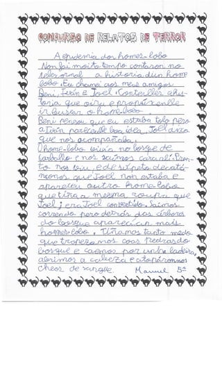 Concurso relatos de terror