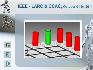 LATINOAMERICANO DE ROBOTICA IEEE
        2011 - COLOMBIA




 G
 E
 D
 