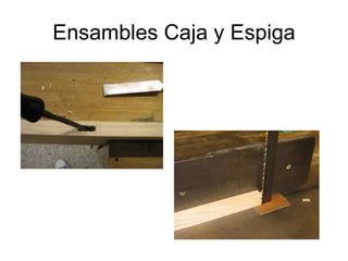 Ensambles Caja y Espiga 