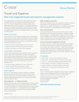 Concur travel expense management | PDF