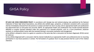 GHSA Policy
 